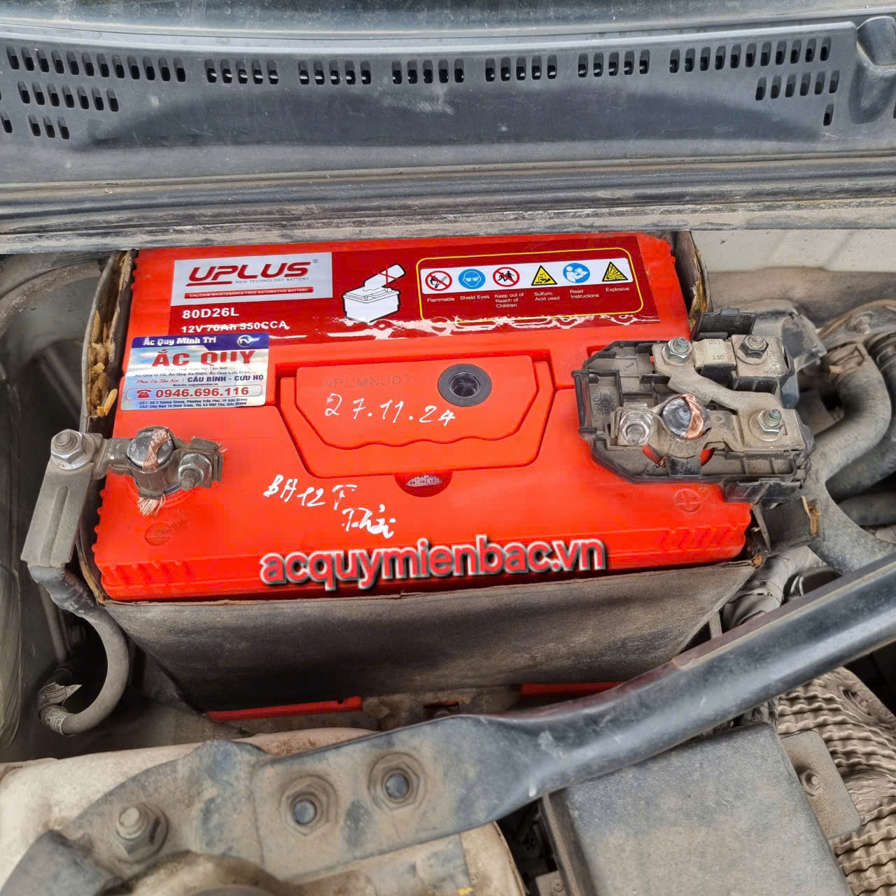 Ắc quy cho xe Hyunda Genesis