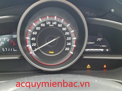 T&V Hà Nội - Đèn báo I-stop nhắc bạn cần kiểm tra bình ắc quy
