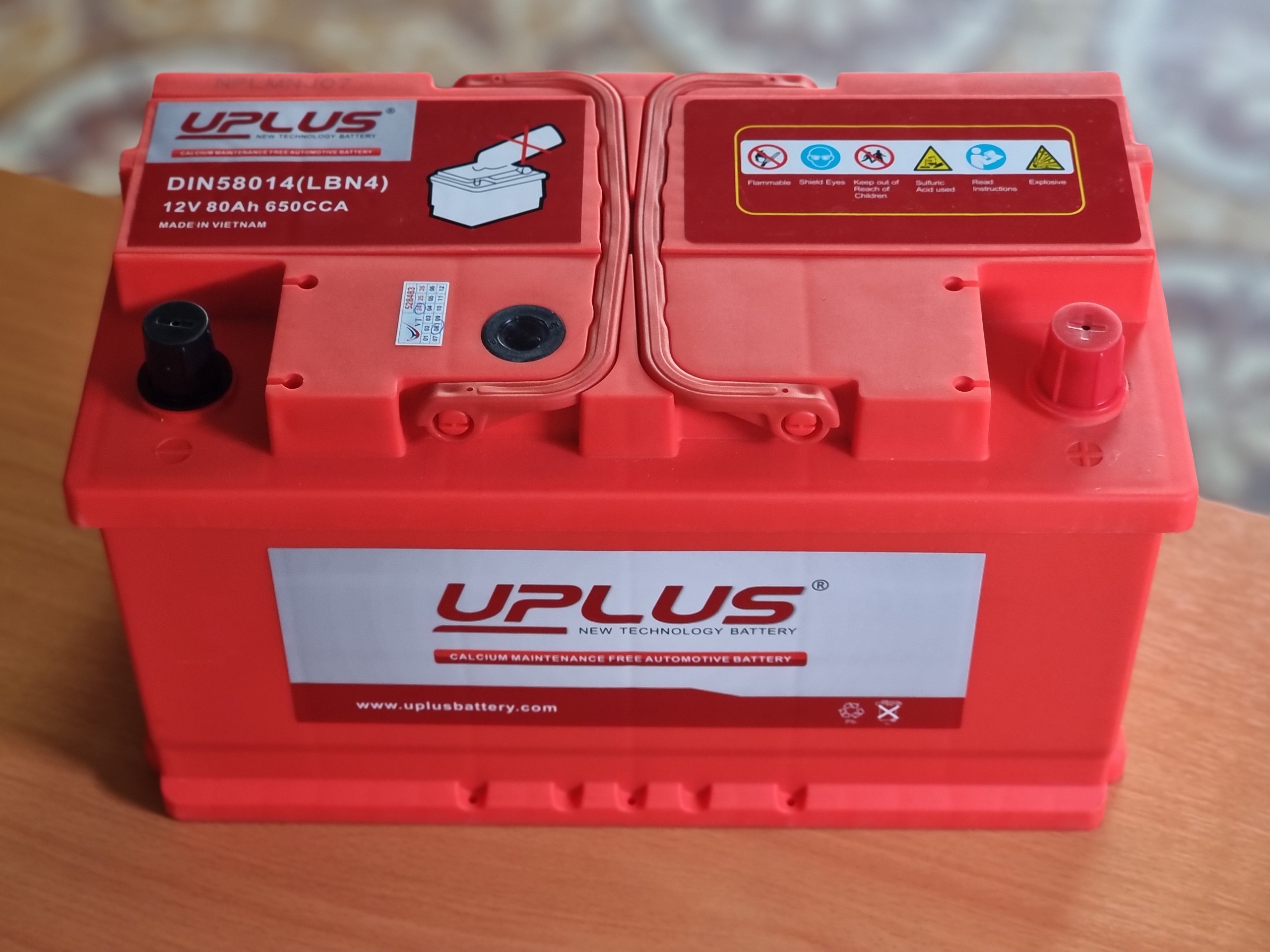 Ắc quy Uplus DIN58014 (LBN4)