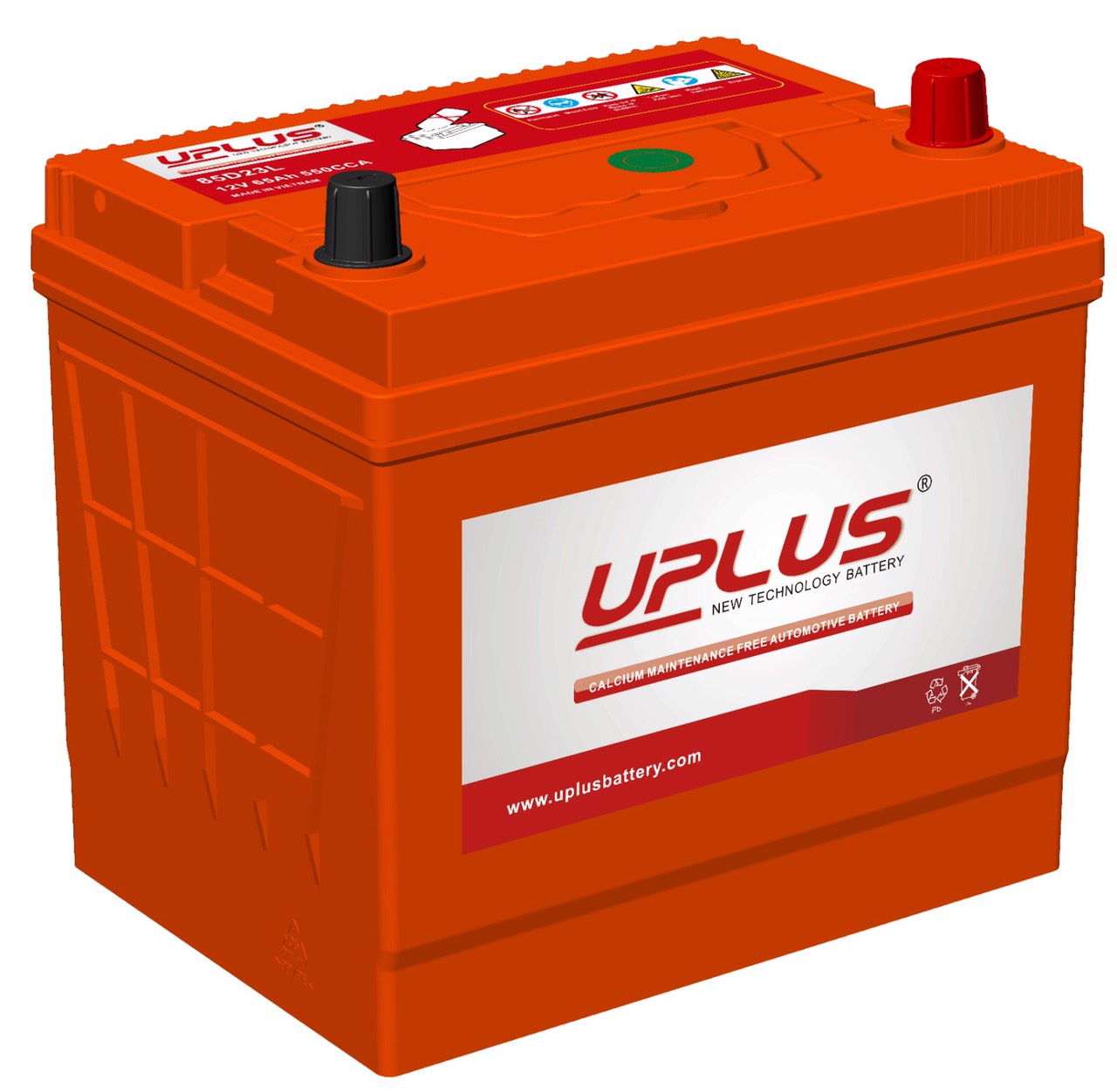 Ắc quy Uplus 95D26L (12V-75Ah)